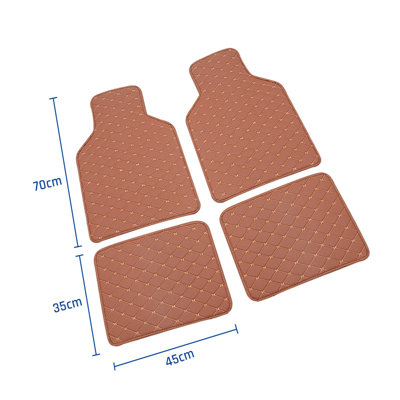 Universal Car Four-Season Floor Mats, Non-Slip Floor Mats, Amazon Cross-Border Leather Floor Mats, Source Factory