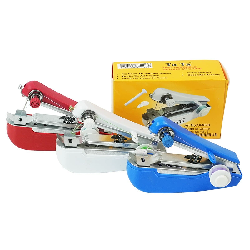 Ручная мини-швейная машина креативная карманная портативная ручная швейная машина мини-портная машина