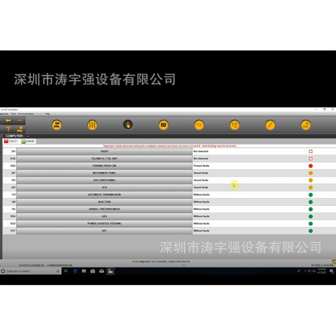 Latest Renault VCI Can Clip v240 multi-language diagnostic programming with full Renault functionality