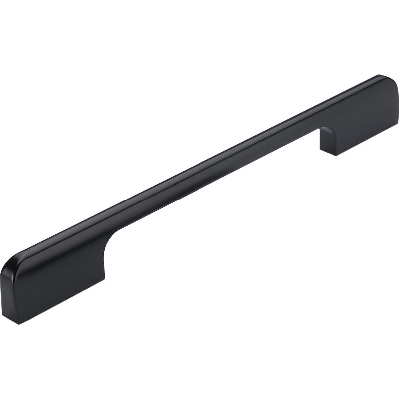 Manija de puerta de gabinete alargado moderna manija de puerta de aleación de aluminio minimalista manija de puerta de gabinete de zapato negro americano