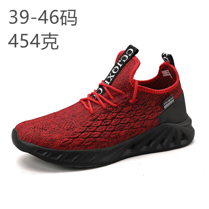 Cross border Explosive money Men's Shoes leisure time ventilation Running shoes Mesh cloth gym shoes Ultralight Large new pattern On behalf of