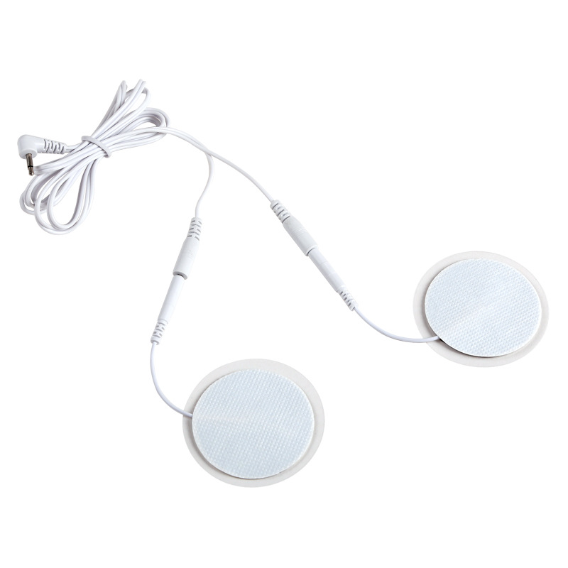 5cm de cola redonda parche de electrodo de fisioterapia tipo plomo parche de masaje gel autoadhesivo no tejido parche de electrodo