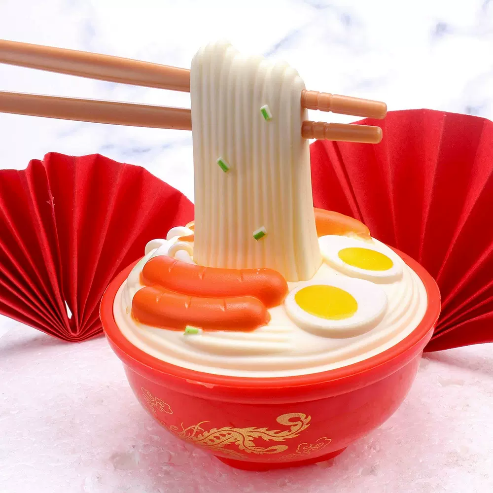 塑料大号福寿面爷爷奶奶父母长辈祝寿长寿面生日蛋糕装饰摆件