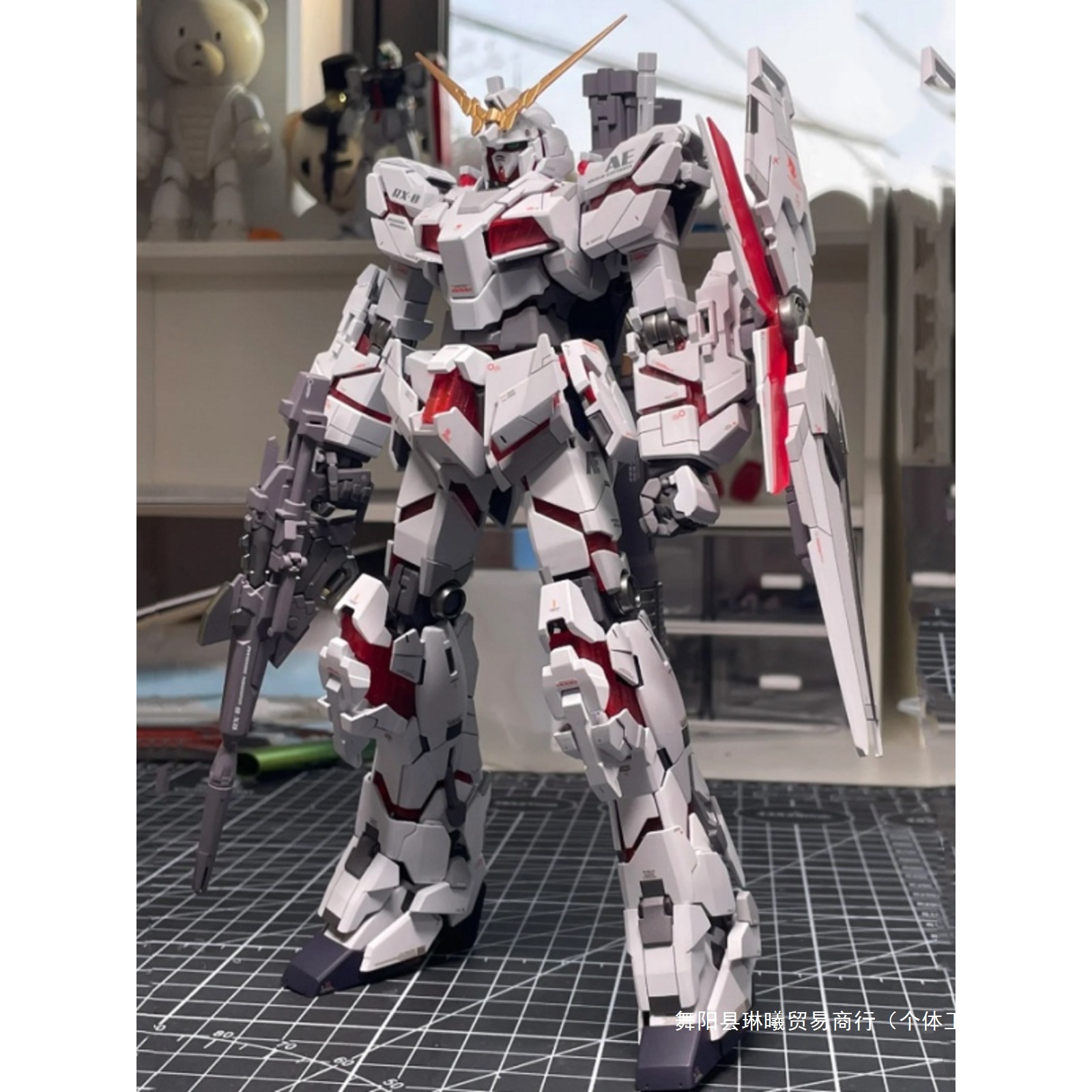 Gunpla Hg Mobile Suit Unicorn Red Heretic Angel Strike Freedom Gundam Assembled Figure Toy