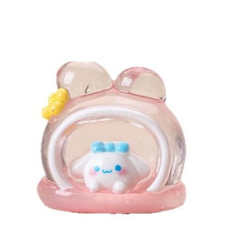 夜光萌は小巣diyアクセサリーの樹脂の子供の車のデスクトップの置物のキーホルダーをかわいがります。|undefined