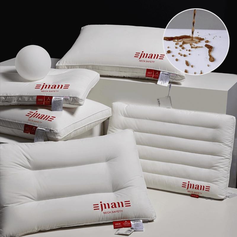 NeckSafe / almohada almohada de algodón anti manchas almohada de hotel almohada de cuello almohada doméstica suave para adultos