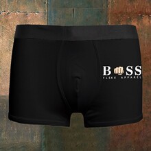 欧美跨境外贸时尚新款3D数码印花男士内裤日常内穿舒适弹力平角裤