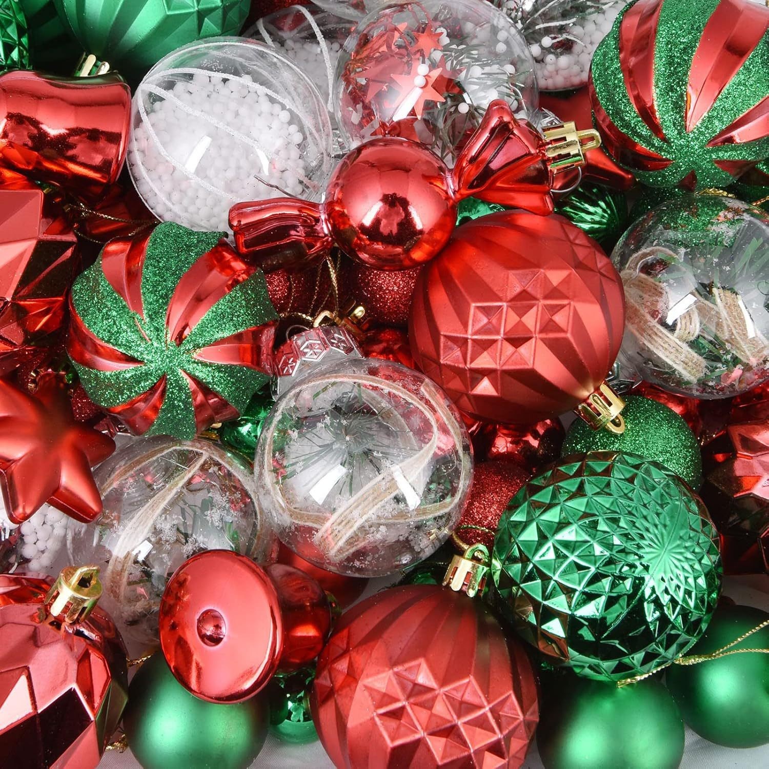 Bolas de Navidad 6CM30 bolas de polvo de flash bolas de forma especial árbol de Navidad atmósfera del centro comercial decoración de bolas de plástico colgante bolas