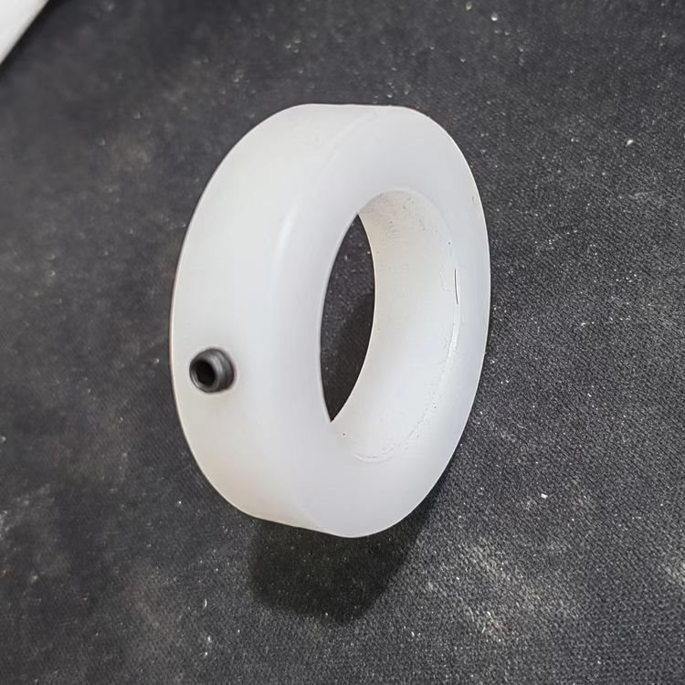 POM锁紧挡圈塑料隔圈固定环止推环超钢赛钢聚尼龙