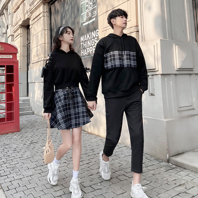 The same color lovers suit Spring design strapless Sweater have cash less than that is registered in the accounts Plaid stitching Harbor Wind