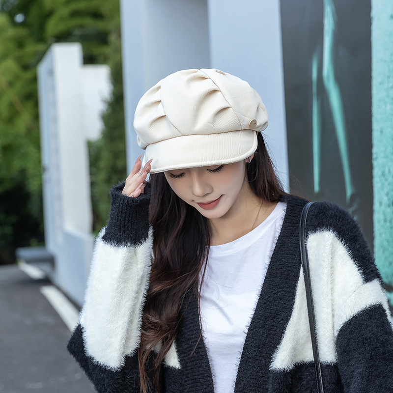 얇은 구름 모자 (베이지)