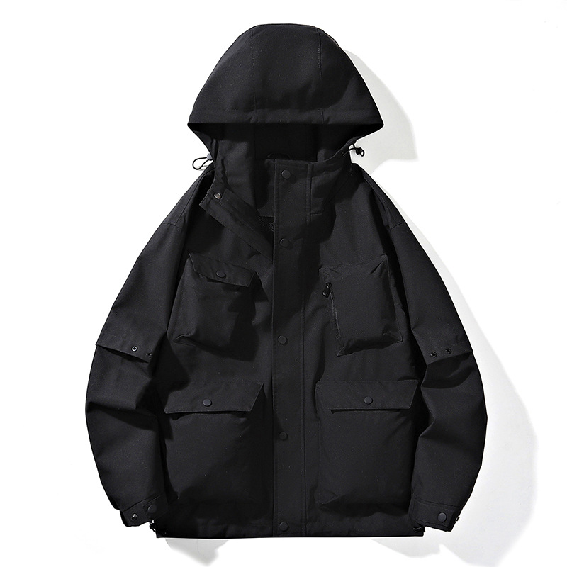 Ropa de pareja, ropa de montaña a prueba de viento de una sola capa, ropa de montaña a prueba de agua, ropa de pesca transpirable y resistente al desgaste, chaqueta para hombres