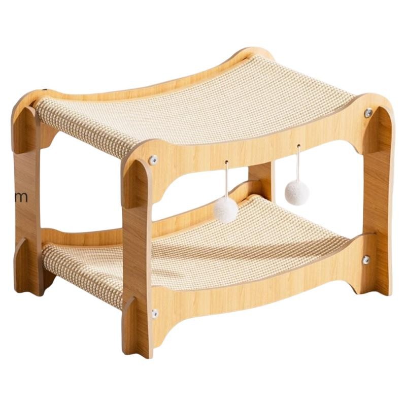 Gato de gran tamaño de lujo de doble capa para gatos, tabla de agarre para gatos, juguete para dormir, gato de sisal, agarre para mascotas