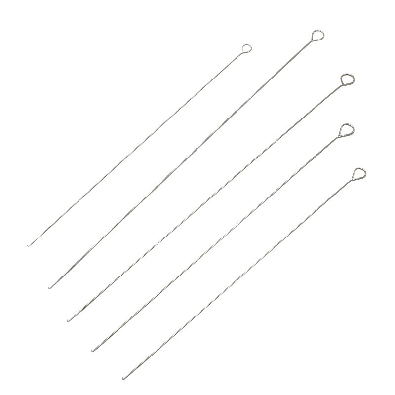 Тройник с иглами из бисера Вязание крючком Бусины Будды Игла Бусина Супер Длинная Бусина ручной работы Вязание крючком Нитка Wen Play Вязание крючком Домашнее Ежедневное Использование