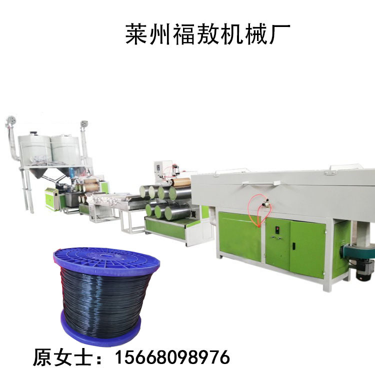 供应扫把丝拉丝机  亿邦机械PET刷丝圆丝拉丝机组