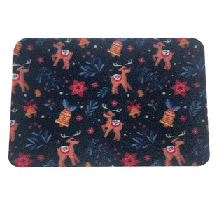 Christmas Pattern Floor Mats Pvc Colorful Floor Mats Can Be Printed with Various Patterns Door Mats Dust Removal Mats Entry Mats