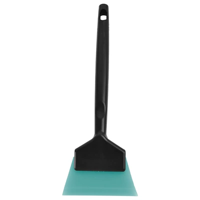Car cleaning tools — Oxford small rubber scraper blade - short-black-handle-blue-strip