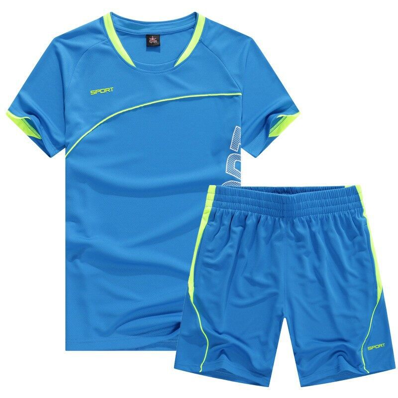 Verano hombre grande seco rápido sudor juego deportivo fitness entrenamiento de baloncesto correr camiseta transpirable pantalones cortos dos piezas image 10