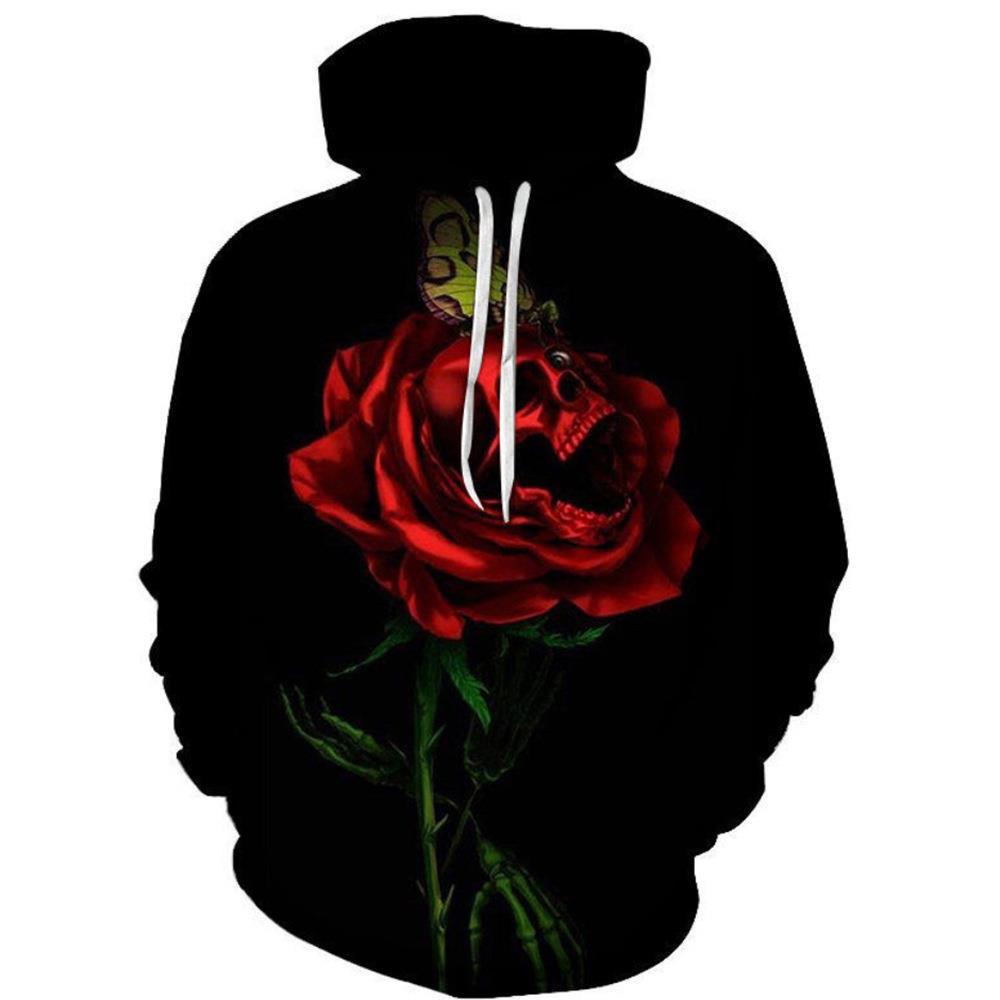 Neue herren mit tier muster lose übergroßen i digitaldruck 3D hoodie_voghion.com