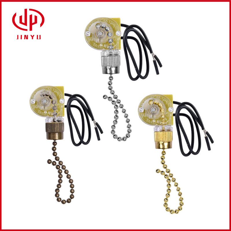 Spot ZE-109 lighting zipper switch ceiling fan bead chain switch cable can be equipped with cotton thread beading