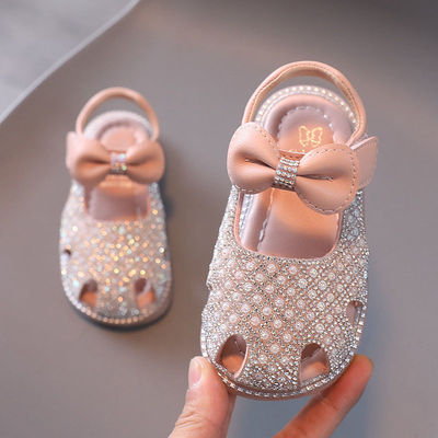 10 Baby Shoes girl Sandals Female baby The Little Princess 2022 summer soft sole fashion 1-3 2 children's shoes