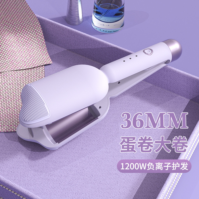 国境を越えた新型猫爪卵巻き髪巻き棒36mm水波紋クリップ神器卵巻き棒巻き髪神器スポット|undefined
