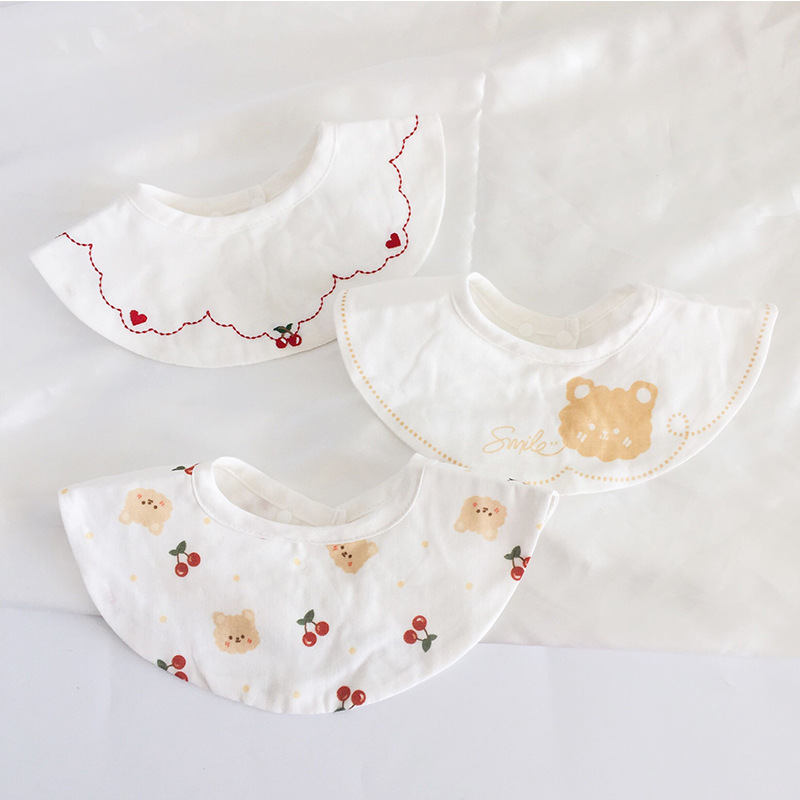Gauze bear head cherry combination