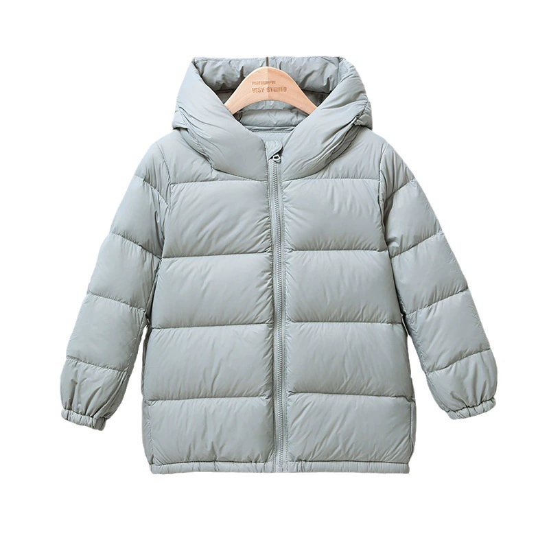 Children's down jacket, demi-season velvet flower boy costume, for teenagers, duck down, family style