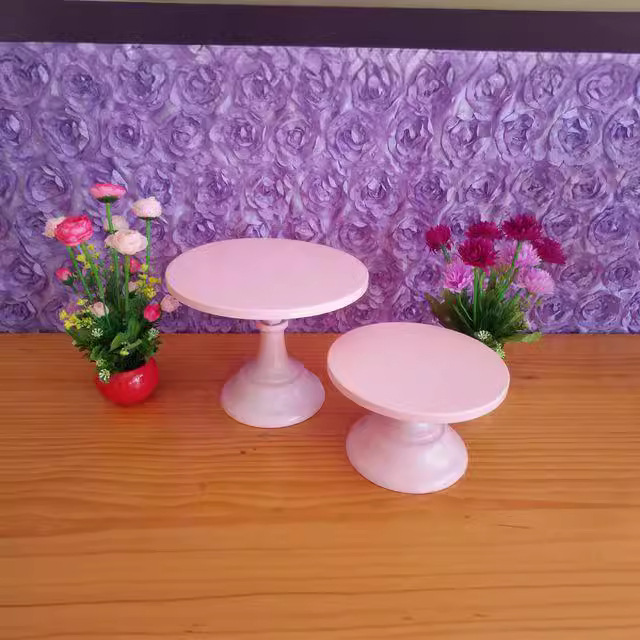 Mesa de postre bandeja de pies altos bandeja de pastel negro 10 pulgadas bandeja de bocadillos bandeja de pastel negro hierro forjado propósitos de boda