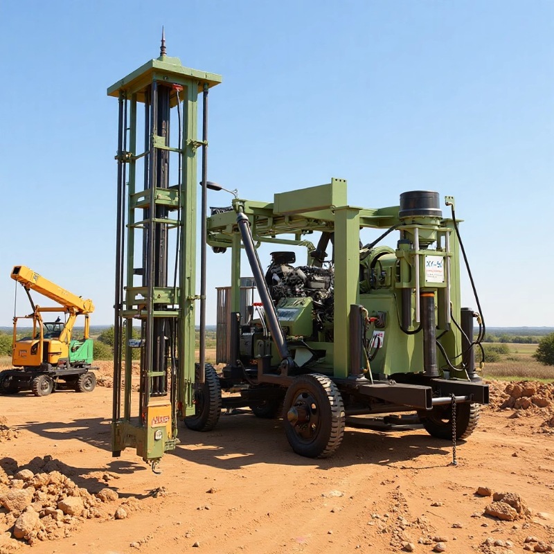 600m exploración geológica tracción tipo perforación de núcleo de roca tracción tipo perforación de muestreo hidráulico gran perforación hidráulica