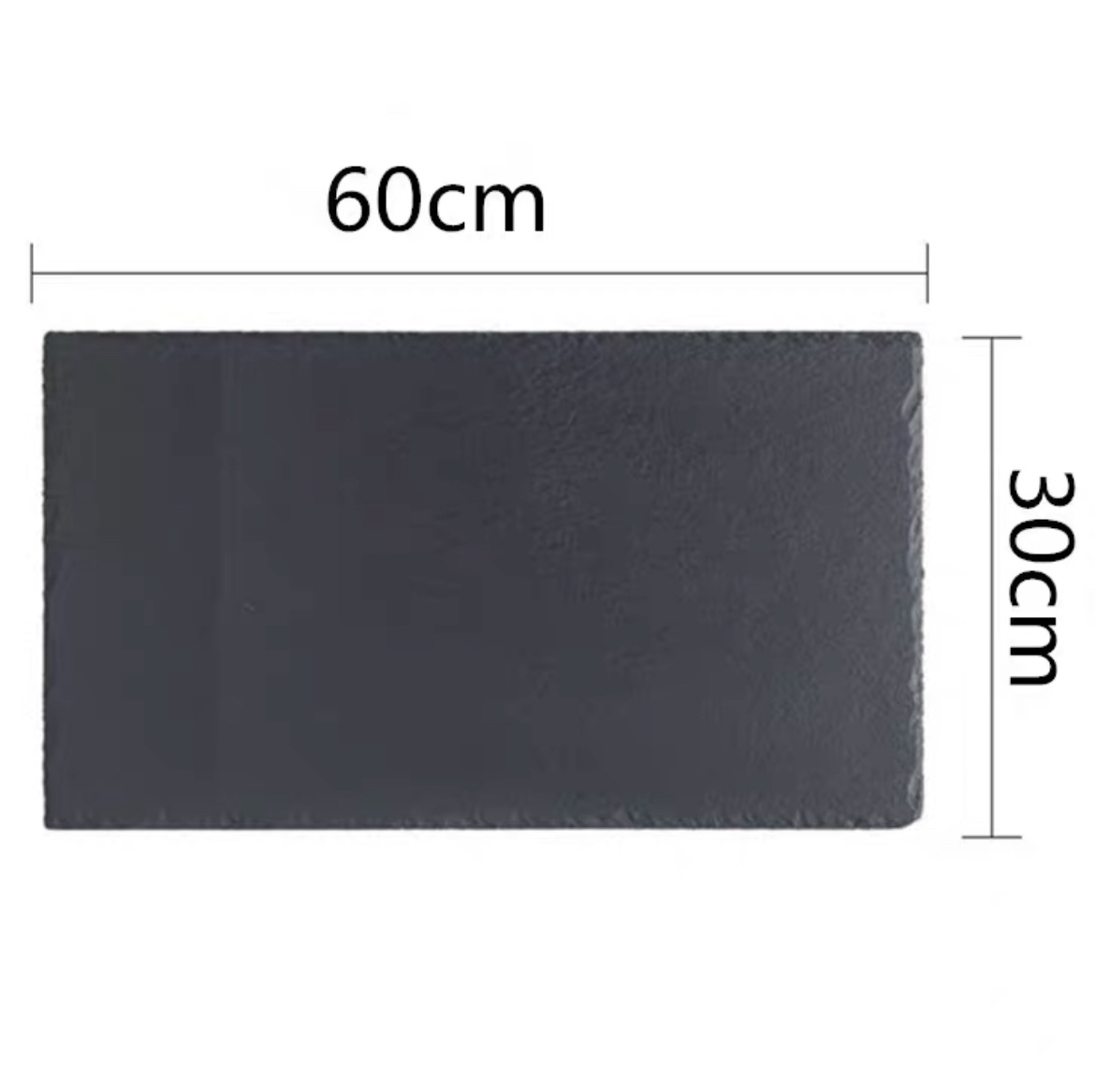 Fábrica al por mayor de estilo europeo en forma de corazón Placa de posavasos pizarra negro natural roca montaña almohadilla de aislamiento térmico de Esquisto