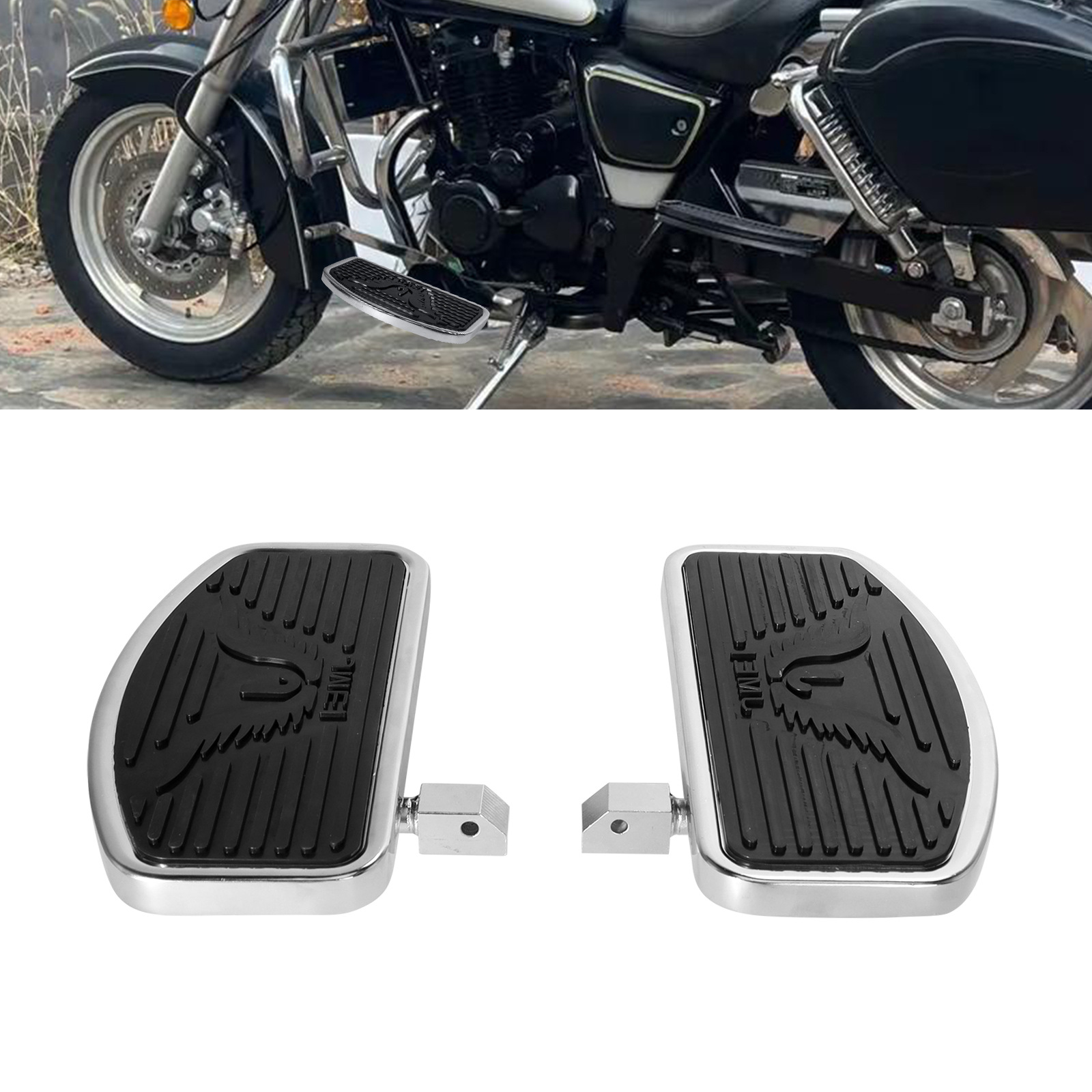 Motorcycle accessories: Modified front and rear large footrests, suitable for VTX 1300/1800