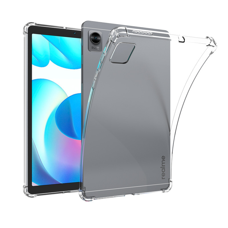 Suitable for Realme Pad Mini Protective Case, Four-Corner Thickeneded Airbag, Anti-Fall, Transparent, Realme Tablet X Tpu Suitable for Realme Pad Mini Protective Case, Four-Corner Thickeneded Airbag, Anti-Fall, Transparent, Realme Tablet X Tpu