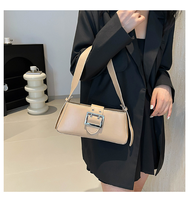 Uformell armhule for kvinner 2024 Ny enkel fransk pinne Fasjonabel vestlig stil Håndholdt pendlerskulder liten firkantet_voghion.com