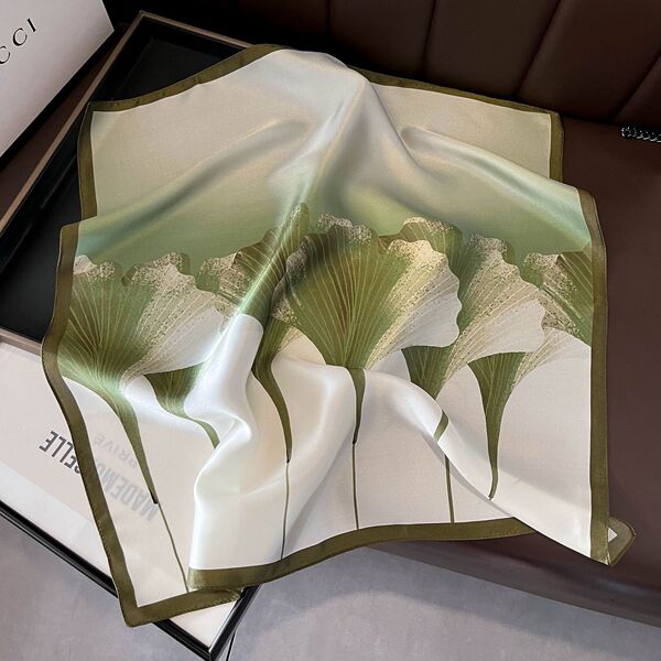Hangzhou silk 100% mulberry silk scarf floral color lotus silk scarf…