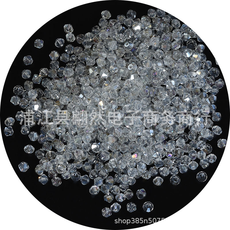 3-8mmAAAA水晶菱形珠精品水晶ガラス珠二頭尖珠DIY珠散珠アクセサリー部品