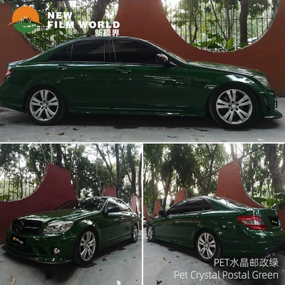 Film full car Film Factory: Automotive Film - crystal-post-green