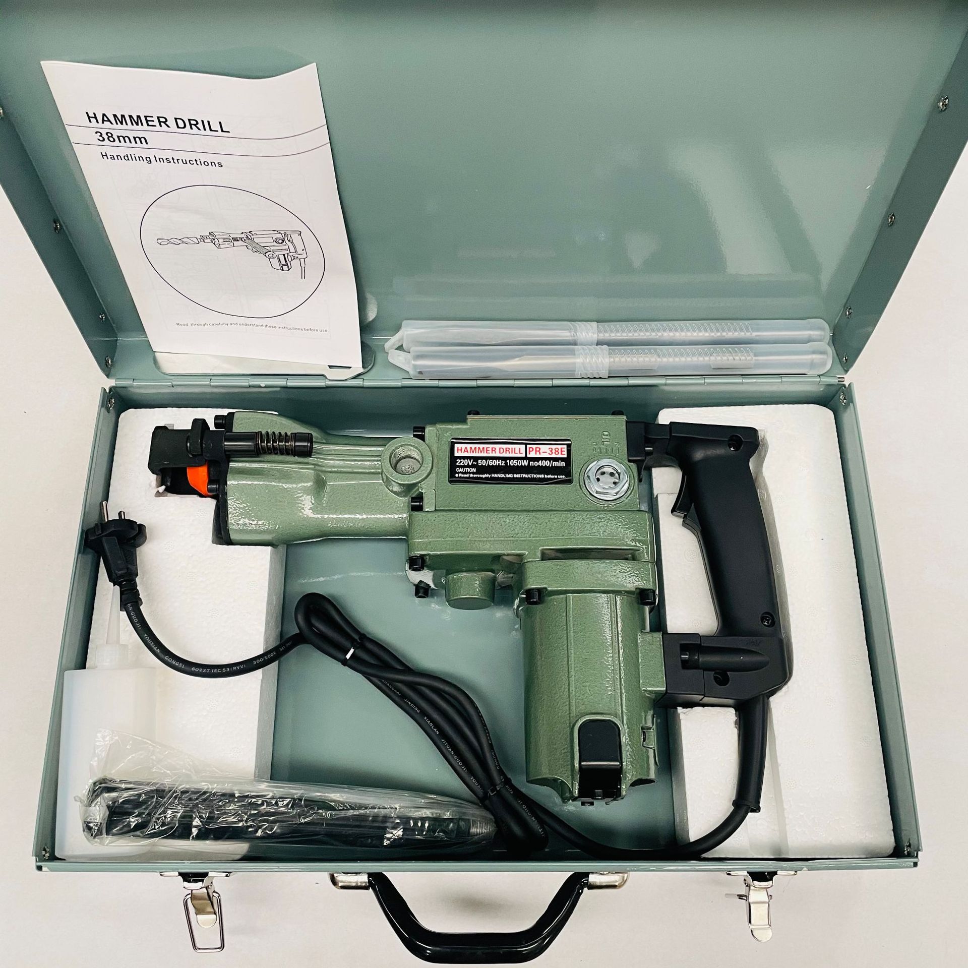 豪军多功能38E六角铝体电锤两用电镐 工业级大功率冲击钻全铜