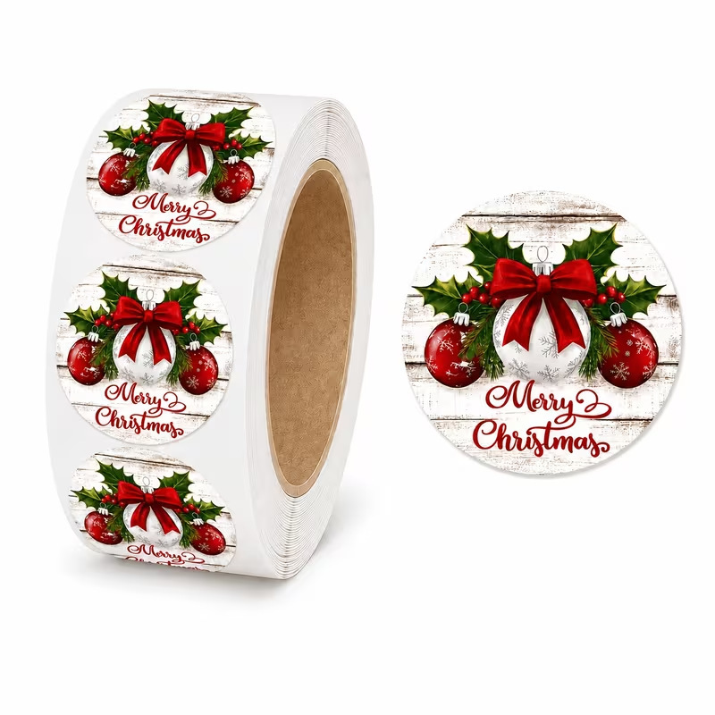 Cross-border new 500pcs Merry Christmas adhesive decorative stickers for phone DIY and scrapbooking, wholesale from the manufacturer Cross-border new 500pcs Merry Christmas adhesive decorative stickers for phone DIY and scrapbooking, wholesale from the manufacturer