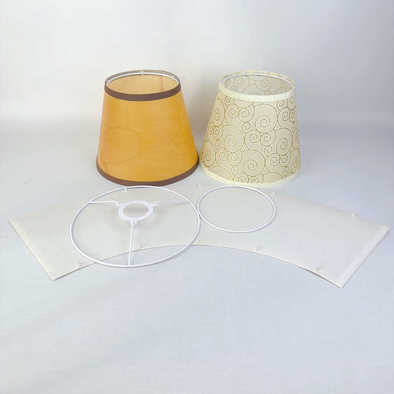 Tela de la lámpara de mesa de noche creativa pantalla tejida dormitorio lámpara de pie Shell PVC pantalla ventas directas de la fábrica