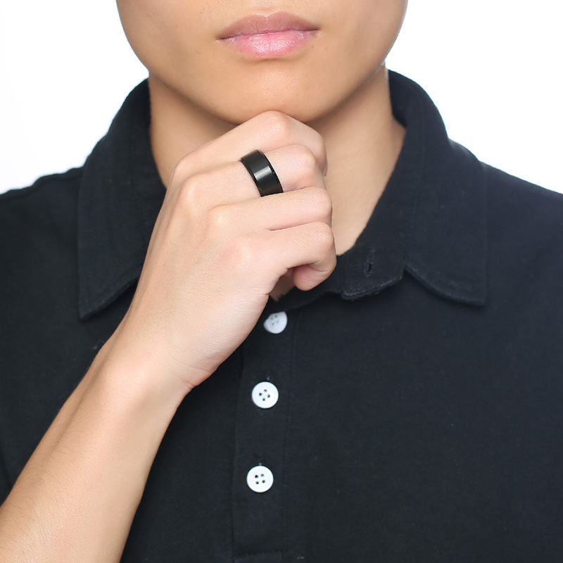 Simple Style Geometric Stainless Steel Rings Metal Stainless Steel Rings