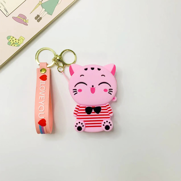 줄무늬 고양이 핑크(버클)