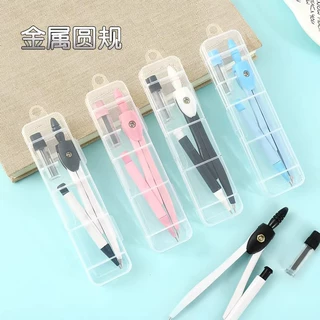 赛卓金属圆规学生用可爱文具三角尺尺规套装小学生初中生考试专用