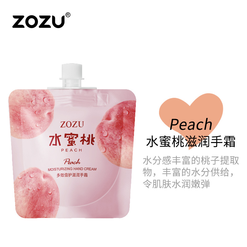 ZOZU Fruit Hand Cream Series, hidratante, anti-agrietamiento, cuidado de la piel, otoño y invierno, crema de manos pequeña y alta calidad facial