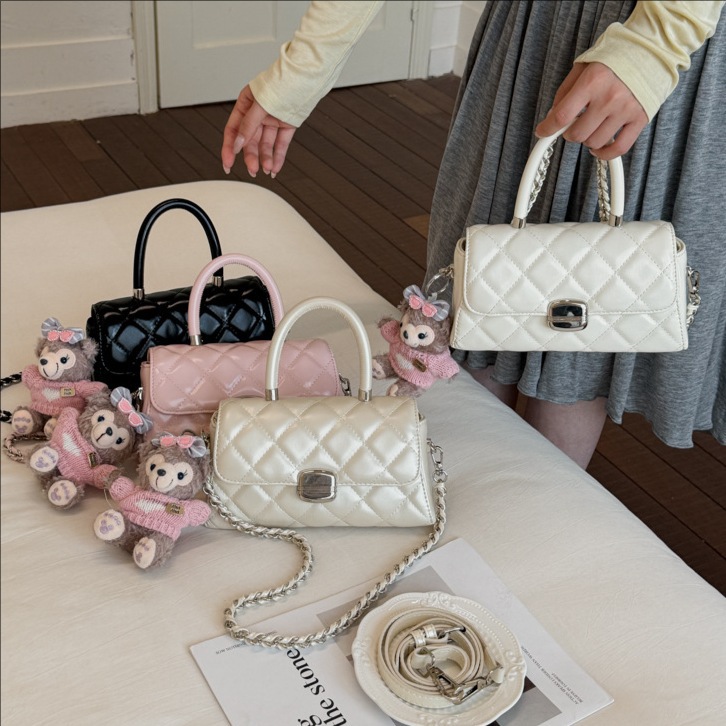 Textura de bordado de diamante bolso de mano para mujeres 2026 nueva moda coreana de estilo universal bolso de hombro