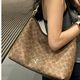 2025 New Ole Women's Presbyted Tannic Denim LAUREL Crossbody Bag European and American Vintage Fragrant Breton Double Shoulder Strap