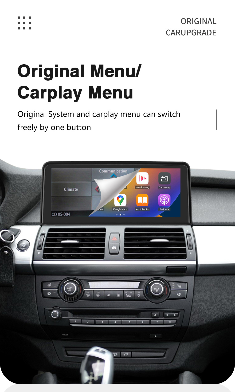 Luntuo LinuX Touch Display ScrEEn Is SuitablE for Bmw X5 X6 E70 E71 CCC SystEm Car MultimEdia