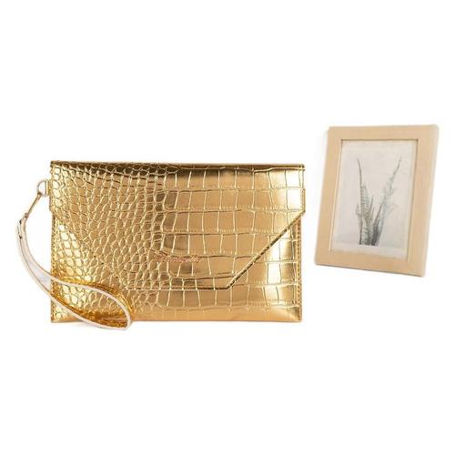 2024 New Stylish Gold Women's Envelope Handbag Tote Bag Wallet Evening Bag In Stock Factory Direct Shipping