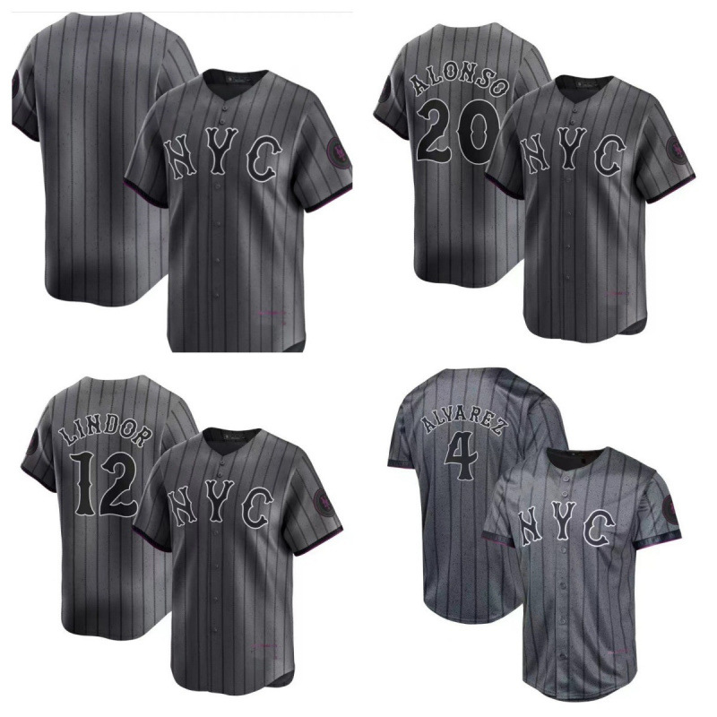 New York Mets baseball jersey # 20 # 12 Men's Embroidered Fan Edition Elite Version