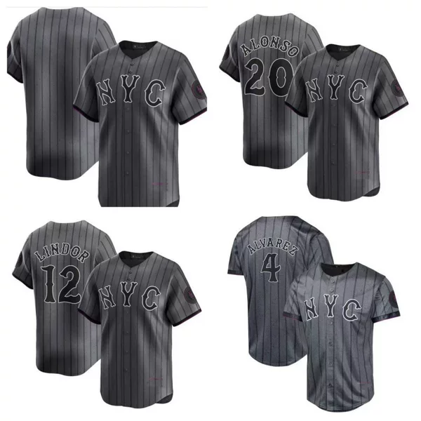 New York Mets baseball jersey # 20 # 12 Men's Embroidered Fan Edition Elite Version